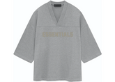 Fear of God Essentials Football T-Shirt - Dark Heather Oatmeal (FW23)